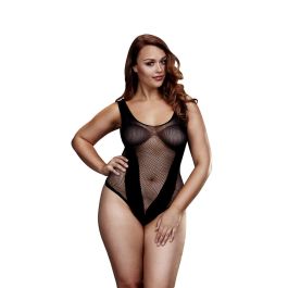Bodi Jacquard V Teddy Talla Grande Baci Lingerie BW3134-BLKQS Negro XL Queen Bodi Jacquard V Teddy Talla Grande Baci Lingerie BW3134-BLKQS Negro XL Queen