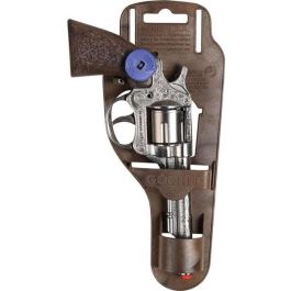 Gonher Pistola de Juguete de Metal tipo Revolver con Capacidad para 8 Tiros, Dimensiones 12x23x3,5 cm, Ideal para Niños a Partir de 3 Años
