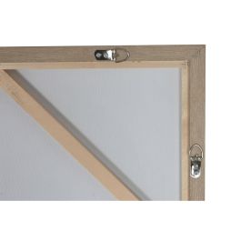 DKD Home Decor Cuadro Urban Lienzo y PS Malva Naranja Moderno 140 x 100 cm (2 Unidades)