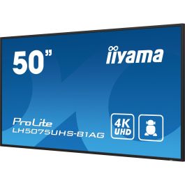iiyama LH5075UHS-B1AG Pantalla LCD UHD 50" (125.7cm) 4K Ultra HD para Señalización Digital 24/7 con WiFi Android 11