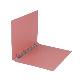 Carpeta De 4 Anillas 40 mm Redondas Liderpapel Folio Carton Cuero