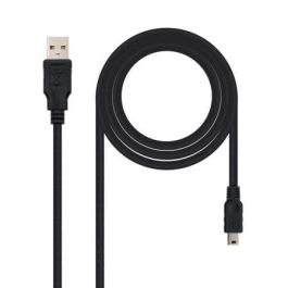 Nanocable 10.01.0402 Cable USB 2.0 USB-A Macho a MiniUSB 5 Pines Macho, 1.8m, Negro, para Carga y Datos, Móviles y Cámaras Precio: 4.49999968. SKU: S0215068