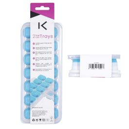 Set 2 Cubitera Hielo Silicona y Poliprop Cubiteras Koala 25x10x3 cm