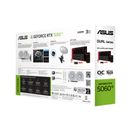ASUS RTX5060TI-O16G-WHITE NVIDIA GeForce RTX 5060 Ti 16 GB GDDR7 Blanca Tarjeta Gráfica