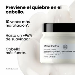 L'Oréal Professionnel Paris METAL DETOX Mascarilla para Cabello dañado 150 ml - Tratamiento profesional para color y decoloración