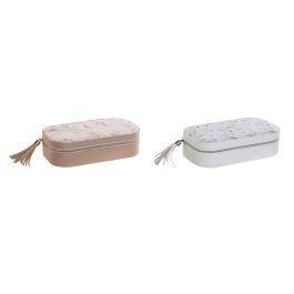Joyero Tradicional DKD Home Decor Rosa Palo Gris 10 x 5 x 18.5 cm (2 Unidades) Precio: 25.99000019. SKU: B16DG6X8SY