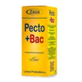 ZEUS Pecto+Bac 250Ml+1Sbrs. Complemento alimenticio con N-Acetil-Cisteína, probióticos y vitaminas para el sistema inmune y microbiota intestinal Precio: 27.5. SKU: B1A4D4QBYH