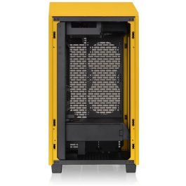 Thermaltake The Tower 200 TG CA-1X9-00S4WN-00 Mini Torre PC Mini-ITX Marrón/Amarillo con Panel de Vidrio Templado