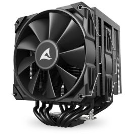 Sharkoon A60 Refrigerador de CPU Doble Torre con 2 Ventiladores PWM 120mm, 6 Heatpipes de Cobre, TDP 260W y Soporte Universal Negro