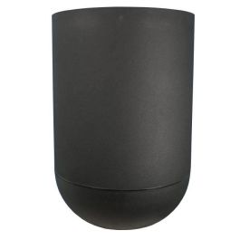 Jardinera redonda RIVIERA GRANIT TULIP - Plástico - Diámetro 50 cm - Negro Jardinera redonda RIVIERA GRANIT TULIP - Plástico - Diámetro 50 cm - Negro