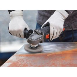 Black + Decker BEG220K-QS Amoladora 900W 125mm 12000 rpm. Potente herramienta para cortar, lijar y pulir con mango ajustable 3 posiciones.
