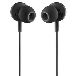 NGS CROSSDRIFTBLACK Auriculares Intrauditivos con Micrófono y Jack 3.5mm Negros