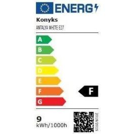 Bombilla conectada - KONYKS - Antalya Blanco E27 - LED Wifi + Bt - 780 Lúmenes - 9 W - Blanco orientable - Compatible con Alexa / Google Home Bombilla conectada - KONYKS - Antalya Blanco E27 - LED Wifi + Bt - 780 Lúmenes - 9 W - Blanco orientable - Compatible con Alexa / Google Home