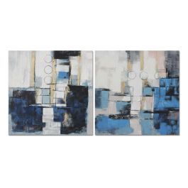 Cuadro DKD Home Decor Abstracto Moderno 100 x 2,8 x 100 cm (2 Unidades) Precio: 70.2647. SKU: S3039057