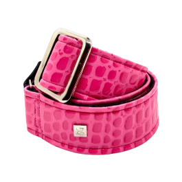 GETM Correa Guitarra Bajo Aussie Gator Bubble Pink
