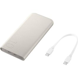 Samsung Batería Externa Powerbank 10000mAh 25W Carga Rápida USB-C para 2 Dispositivos Beige