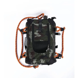 M Pets Bolsa de Transporte REMIX 2 en 1 Camuflaje y Naranja MPE6953182740902 Plegable Ligera Arnés con Cinturón 41 x 28 x 28 cm