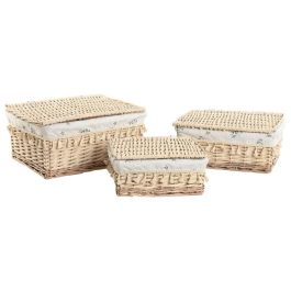 Cesta Ropa Shabby DKD Home Decor Natural 33 x 20 x 42 cm Set de 3 Precio: 36.88999963. SKU: B1KFNFQDAA