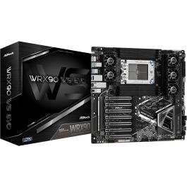 ASRock WRX90 WS EVO Placa Base EEB sTR5 para AMD Ryzen Threadripper 1000 Series con DDR5 y 10 Gigabit Ethernet