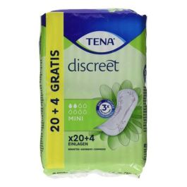 Tena Lady DISCREET Compresas Incontinencia Mini 24 Unidades - Ultradelgadas con MicroPROTEXT, Triple Acción Anti-Olores y Fugas Precio: 3.8900004. SKU: S0582209