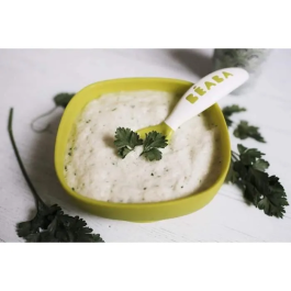 Beaba Set 6 cucharas ergonómicas + 4 tenedores Aprendizaje Bebé Rosa Antiguo Verde Aireado Niebla Ligera