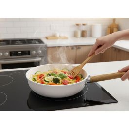 Inde Sarten Wok 26 cm Aluminio Fundido Inducción Daisy (6 Unidades)