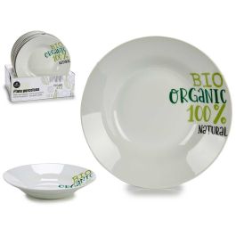 Plato Hondo de Porcelana 20.5 cm Organic - Arte Regal (20 Unidades) Precio: 37.50000056. SKU: B1E3A7GJ3Y