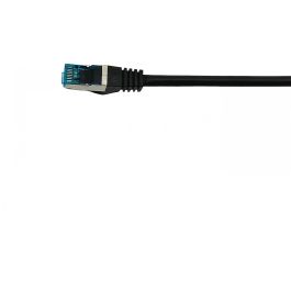 EQUIP Cable de Red Cat6A S/FTP 2xRJ45 Angulado 2.00m Negro LSZH