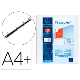 Exacompta Carpeta Canguro 4 Anillas 16 mm DIN A4+ Polipropileno Personalizable con 3 Bolsillos Precio: 3.78999951. SKU: B12HG5GX43