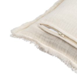 Cojín Blanco Algodón-Poliéster 50 X 30 cm