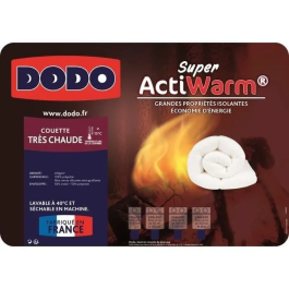 Dodo Edredón Muy Cálido 450g/m² Super Actiwarm Blanco 200x200 cm