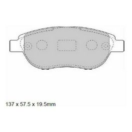 Pastillas de freno Black Diamond PP590 Ventilado Frontal