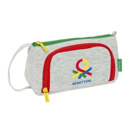 Estuche Escolar Benetton Pop Gris 20 x 11 x 8.5 cm Precio: 8.49999953. SKU: S4308060