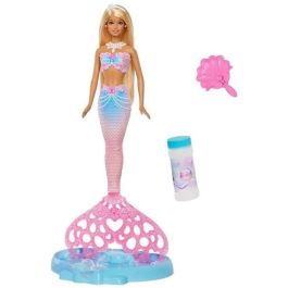 Mattel Muñeca Barbie Sirena Fantasía Pompas De Jabón 32x25x6 cm