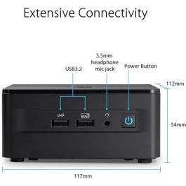 Asus Nuc Rnuc13L3Hv500002I (Tall) Liberty Canyon Raptor Lake-P Rpl-P 28W Vpro (I5-1350P) Gpu Integrado