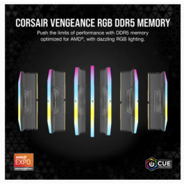 Memoria Corsair Ddr5 32Gb 2X16Gb Pc5200 Vengeance Rgb CMH32GX5M2B5200Z40K Memoria Corsair Ddr5 32Gb 2X16Gb Pc5200 Vengeance Rgb CMH32GX5M2B5200Z40K