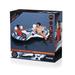 Bestway Rueda Doble Hinchable con Asas Rapid Rider 251x132 cm Playa y Piscina 43113 Bestway Rueda Doble Hinchable con Asas Rapid Rider 251x132 cm Playa y Piscina 43113