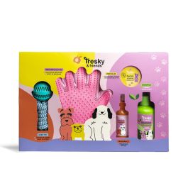 Tresky & Friends Estuche Cuidado Perro 5 piezas: Champú, Bálsamo, Fragancia Melocotón, Guante Cepillo y Juguete Precio: 14.49999991. SKU: B1K4VB3TS5