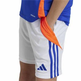 Pantalón Corto Deportivo Adidas Tiro24 Blanco