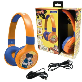 Lexibook Auriculares 2 en 1 con cable y Bluetooth LEX3380743090887 Naruto cómodos y plegables con limitación de sonido Precio: 42.58999987. SKU: B1G8KGCMH2