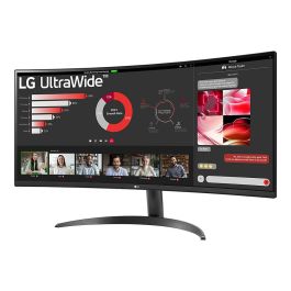 LG 34WR50QK-B Monitor Curvo Gaming 34 Pulgadas WQHD (3440x1440) 100Hz, AMD FreeSync, HDR10, VA, 1800R, Negro