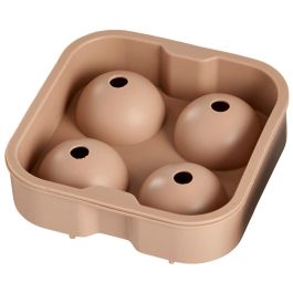 Day Molde para 4 Cubitos de Hielo Esféricos de Silicona, Colores Surtidos 12x12 cm