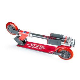 Patinete 2 ruedas plegable rojo. altura con dos posicones 72-77 cm soporta 50 kg Patinete 2 ruedas plegable rojo. altura con dos posicones 72-77 cm soporta 50 kg