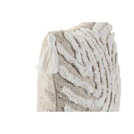 DKD Home Decor Cushions ch1c25 Cojín Urban Poliéster Crudo y Beige 45 x 45 cm con Cremallera (2 Unidades)