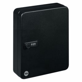 Yale Gabinete de Llaves Metálico para 20 Llaves - Cerradura Combinación 3 Dígitos - 20 x 16 x 8 cm