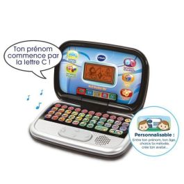 VTECH Ordi Genius Kid - Computadora Educativa con Contenido EscalaVTECH Ordi Genius Kid - Computadora Educativa con Contenido Escalable y 20 Actividades, Pantalla Retroiluminada