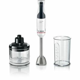 Bosch AUC4242005340538 Batidora de mano MSM4W220 ErgoMaster Motor 600W, 4 cuchillas QuattroBlade, Palanca velocidad gatillo + turbo