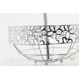 DKD Home Decor Frutero Basicos Plateado Metal 28 x 39 x 28 cm