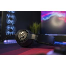 JBL Harman Quantum 100 Auriculares Gaming Over-Ear con Micrófono Extraíble, Sonido Envolvente, Negro