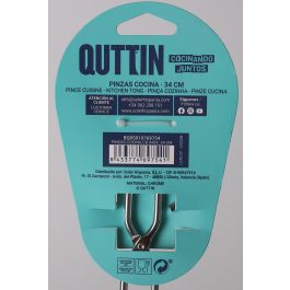 Pinzas de cocina en acero inoxidable Quttin 35 cm (24 Unidades) Pinzas de cocina en acero inoxidable Quttin 35 cm (24 Unidades)